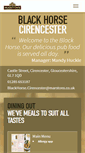 Mobile Screenshot of blackhorsepubcirencester.co.uk